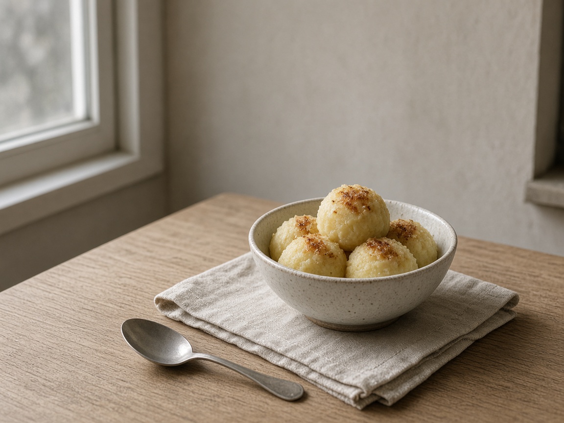 Dumplings, oak