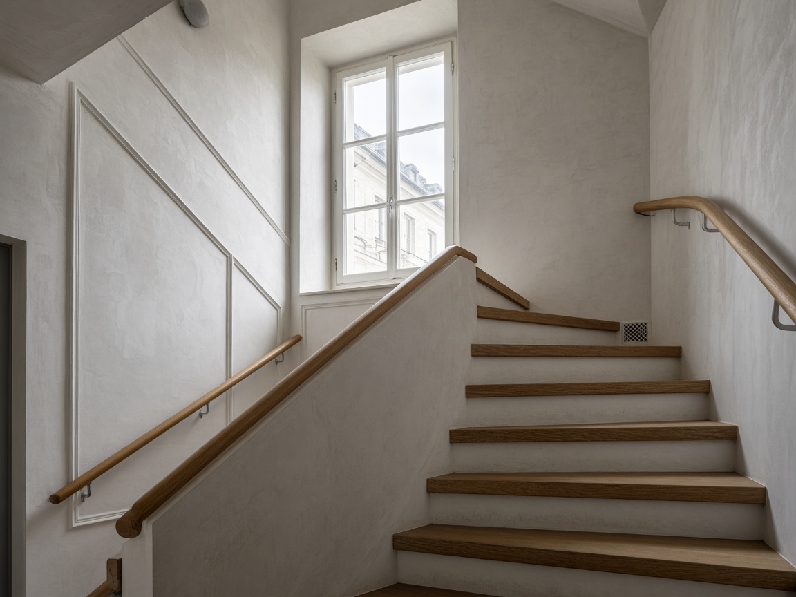Stair, plaster